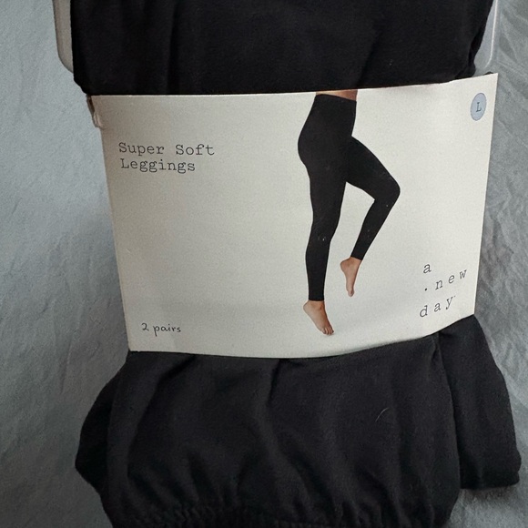 A New Day Black Super Soft Leggings - Picture 5 of 6